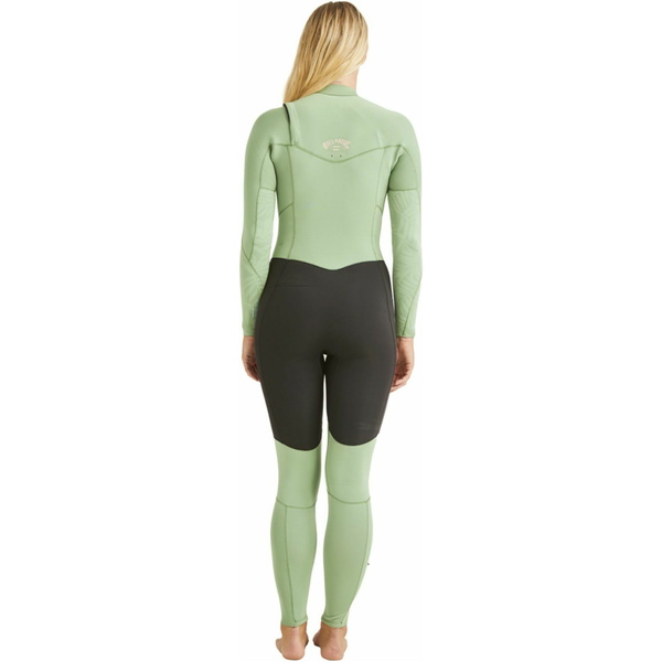 Billabong Frauen Synergy 3/2mm Brustreißverschluss Neoprenanzug ABJW100174 - Kelp Forest